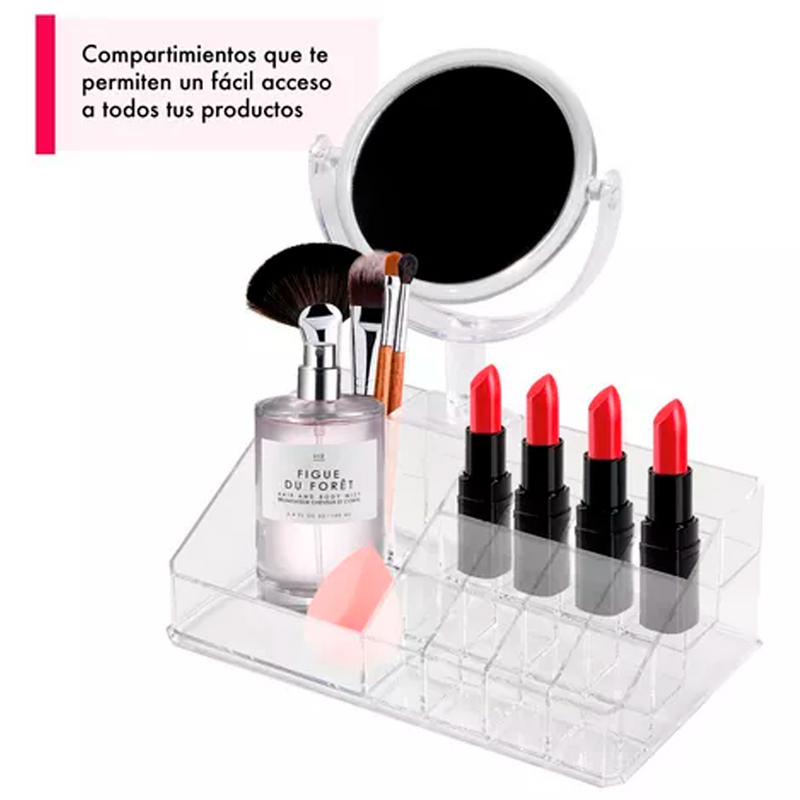 Combo Org. Maquillaje y Lavadora Brochas