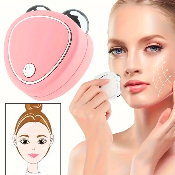 MASAJEADOR FACIAL CON MICROCORRIENTE