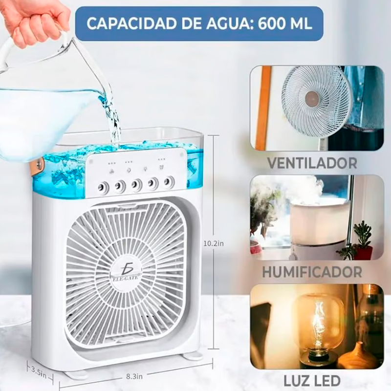 Aire Acondicionado + Humificador 3 en 1