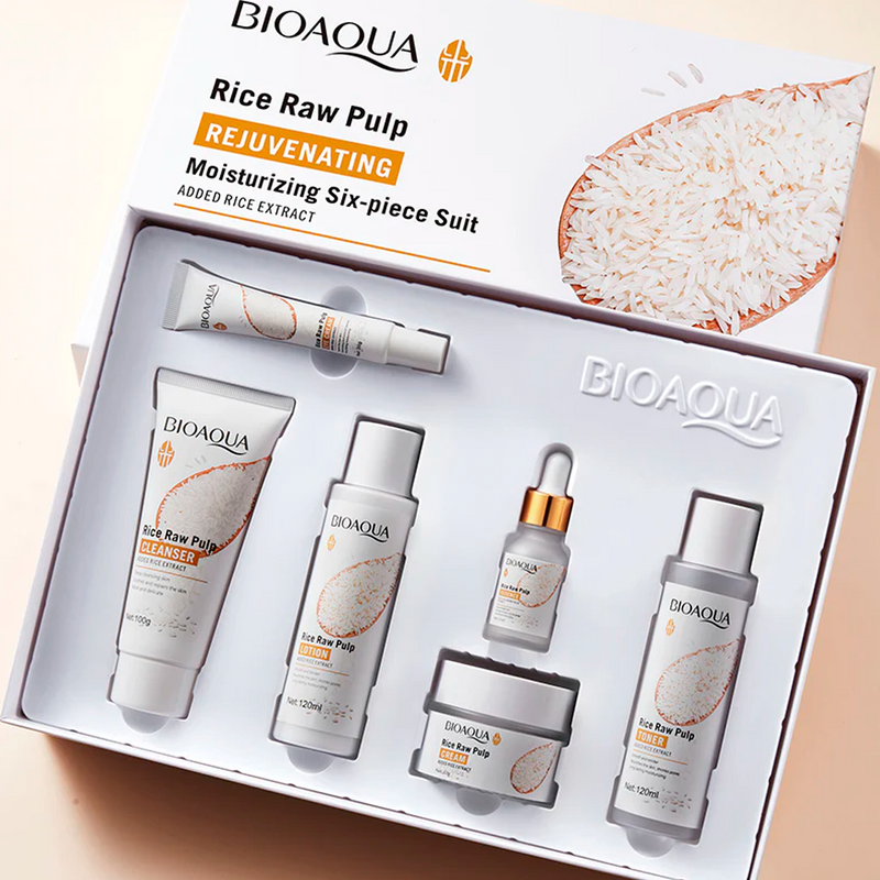 379713- KIT FACIAL DE ARROZ BIOAQUA caja