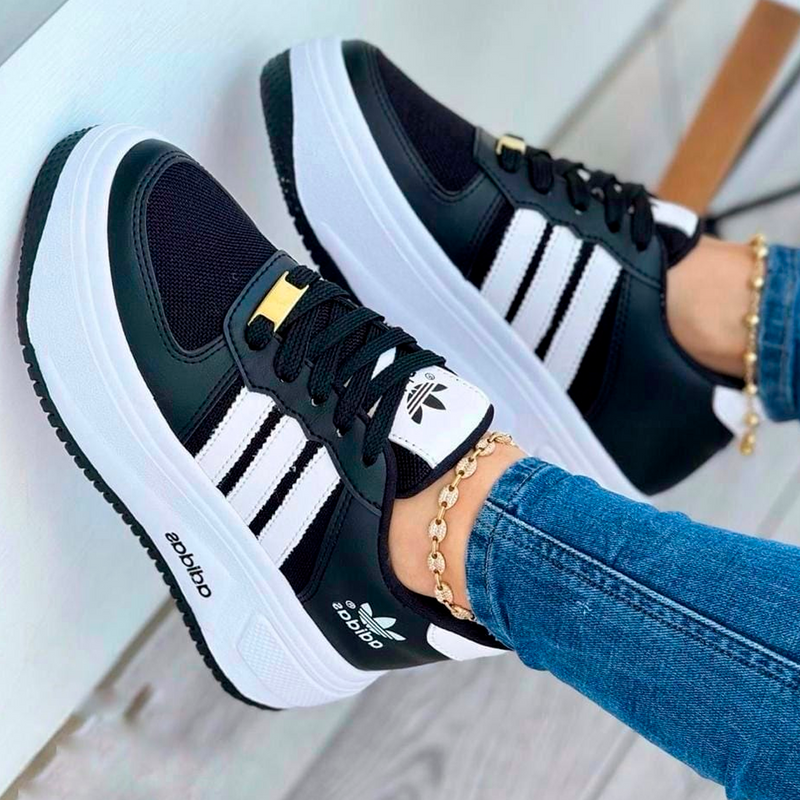 Adidas Diamond Negro Blanco Dama