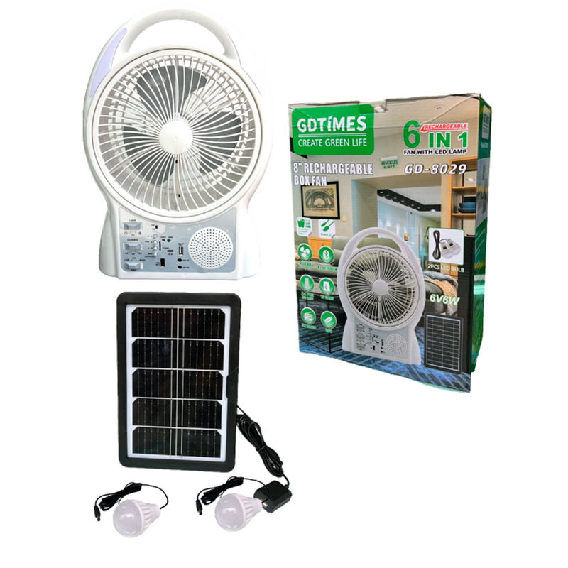 Ventilador solar GD-8029